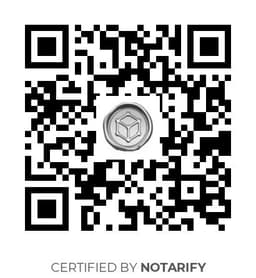 QR Code certificazione Notarify