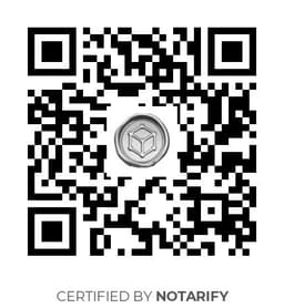 QR Code certificazione Notarify
