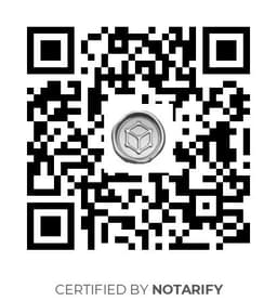 QR Code certificazione Notarify