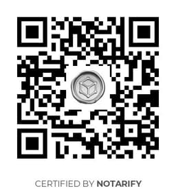 QR Code certificazione Notarify