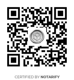 QR Code certificazione Notarify