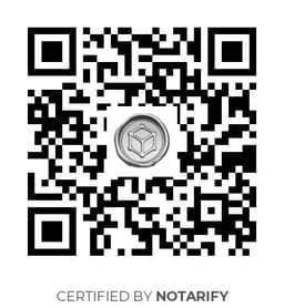 QR Code certificazione Notarify