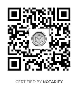 QR Code certificazione Notarify
