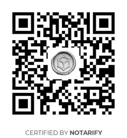 QR Code certificazione Notarify