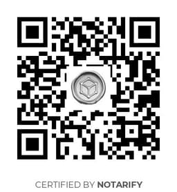 QR Code certificazione Notarify