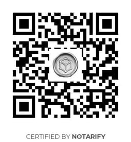 QR Code certificazione Notarify