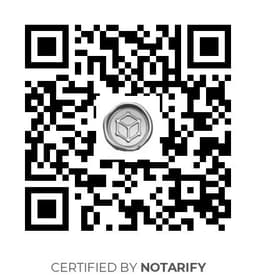 QR Code certificazione Notarify