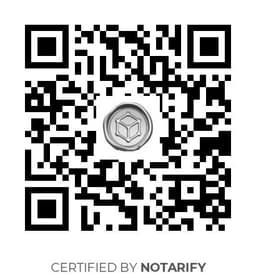 QR Code certificazione Notarify