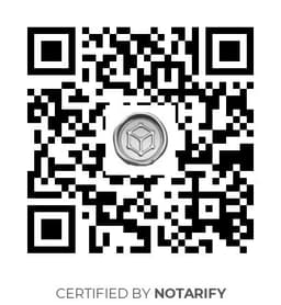 QR Code certificazione Notarify