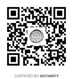 QR Code certificazione Notarify