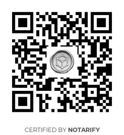 QR Code certificazione Notarify