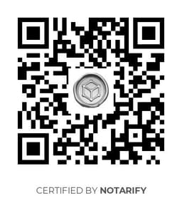 QR Code certificazione Notarify