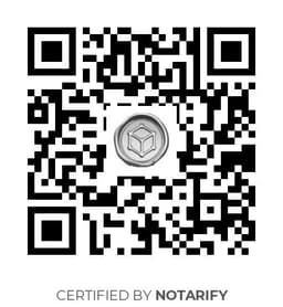 QR Code certificazione Notarify