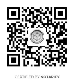 QR Code certificazione Notarify