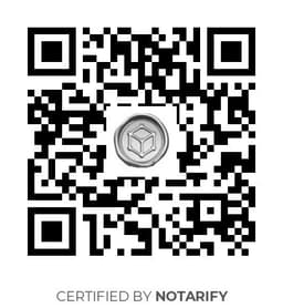 QR Code certificazione Notarify