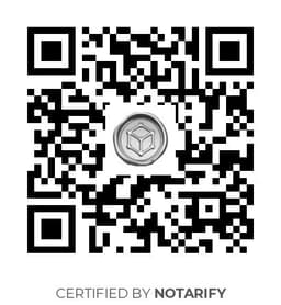QR Code certificazione Notarify