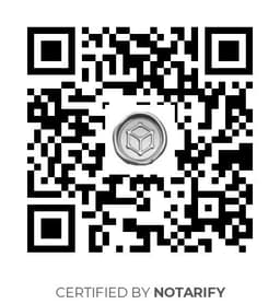 QR Code certificazione Notarify