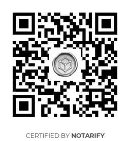 QR Code certificazione Notarify