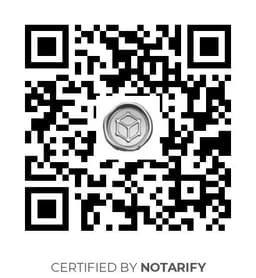 QR Code certificazione Notarify