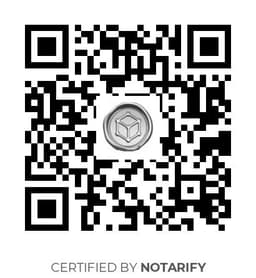QR Code certificazione Notarify