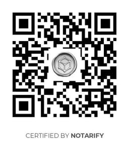QR Code certificazione Notarify
