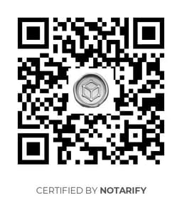 QR Code certificazione Notarify