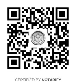 QR Code certificazione Notarify