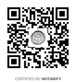 QR Code certificazione Notarify