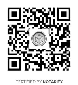 QR Code certificazione Notarify