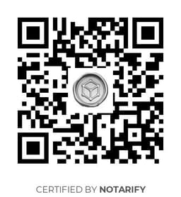 QR Code certificazione Notarify