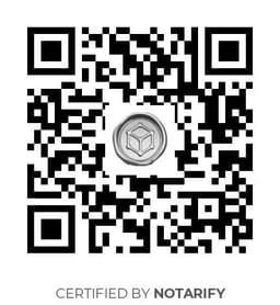 QR Code certificazione Notarify