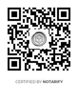 QR Code certificazione Notarify