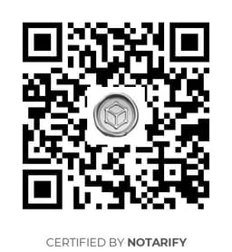 QR Code certificazione Notarify