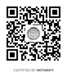 QR Code certificazione Notarify