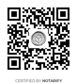QR Code certificazione Notarify