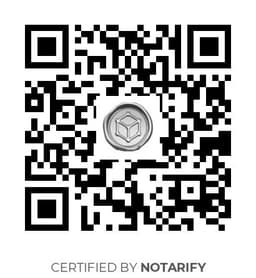 QR Code certificazione Notarify