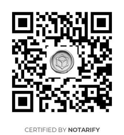 QR Code certificazione Notarify