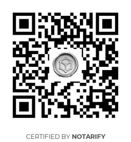 QR Code certificazione Notarify