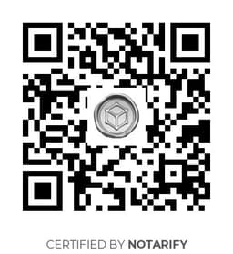 QR Code certificazione Notarify