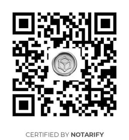 QR Code certificazione Notarify