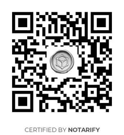 QR Code certificazione Notarify