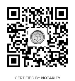 QR Code certificazione Notarify