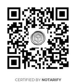 QR Code certificazione Notarify