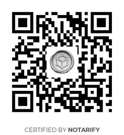QR Code certificazione Notarify