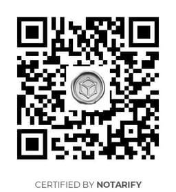 QR Code certificazione Notarify