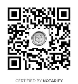 QR Code certificazione Notarify