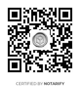 QR Code certificazione Notarify