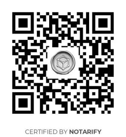 QR Code certificazione Notarify