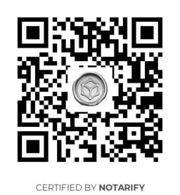QR Code certificazione Notarify