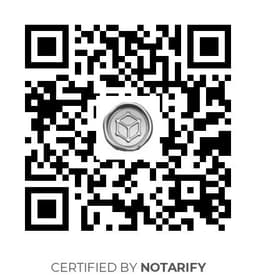 QR Code certificazione Notarify